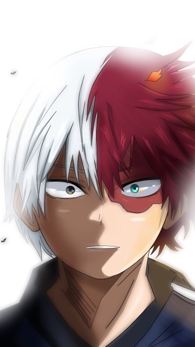 Anime My Hero Academia, Shoto Todoroki, 1080x1920