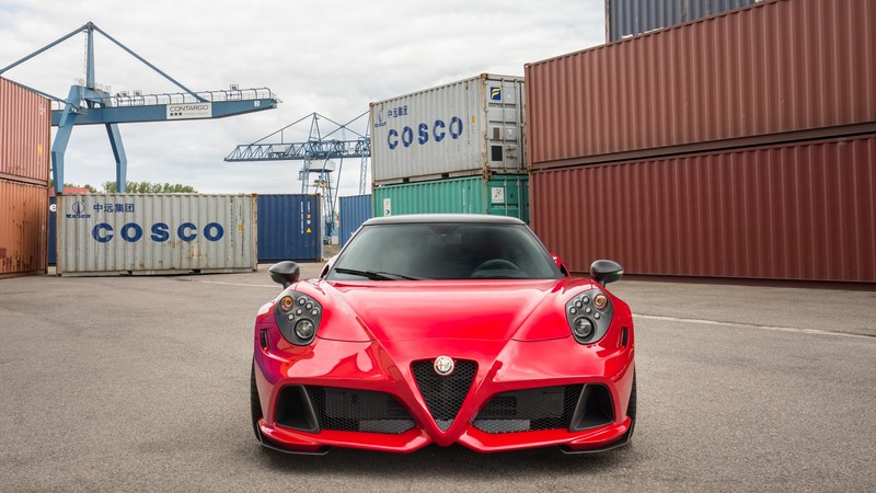 Alfa Romeo Zender, Alfa Romeo, red, sports car, Frankfurt 2015, cars 2016