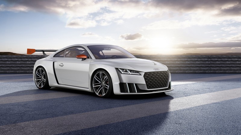 Audi TT Clubsport Turbo, concept, audi, sports car, racing, white