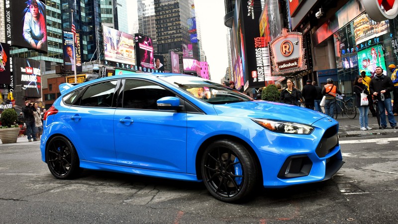Ford Focus RS 2016, hatchback, blue
