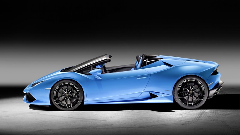 Lamborghini Huracan LP610-4 Spyder, supercar, blue, luxury cars, sports car, test drive
