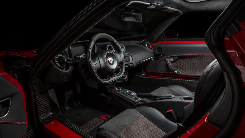 Alfa Romeo Zender 4c, Alfa Romeo, interior, sports car, Frankfurt 2015