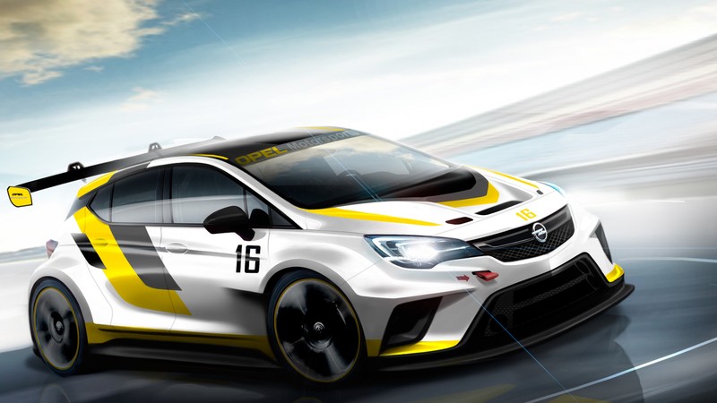 Opel Astra TCR 7, sport cars, Opel, racing, leather, test, Frankfurt 2015