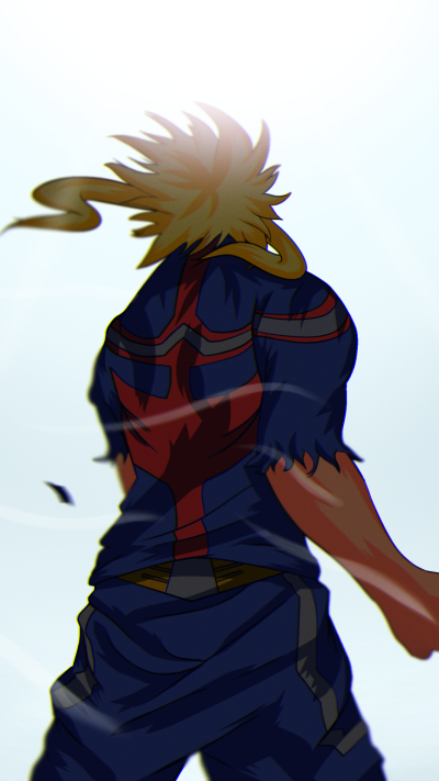 Anime My Hero Academia, All Might, 1080x1920