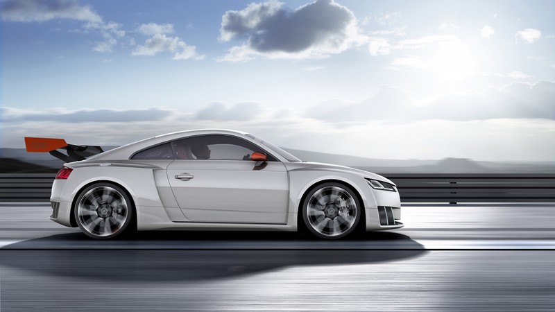 Audi TT Clubsport Turbo, concept, audi, sports car, racing, white