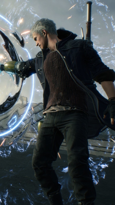 Video Game Devil May Cry 5, Nero (Devil May Cry), 1080x1920