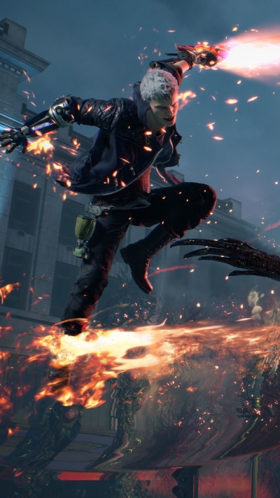 Video Game Devil May Cry 5, Nero (Devil May Cry), 1080x1920