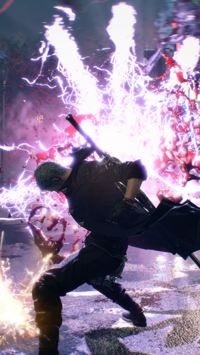 Video Game Devil May Cry 5, Nero (Devil May Cry), 1080x1920