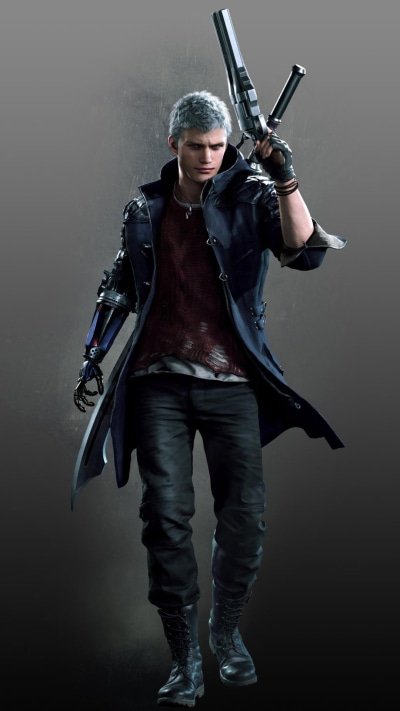 Video Game Devil May Cry 5, Nero (Devil May Cry), 1080x1920