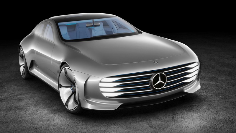 Mercedes-Benz IAA, concept car, silver, Frankfurt 2015