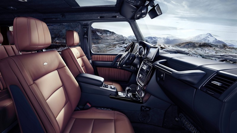 Mercedes-Benz G 500, SUV, Mercedes, G-Class, off-road, interior, luxury cars