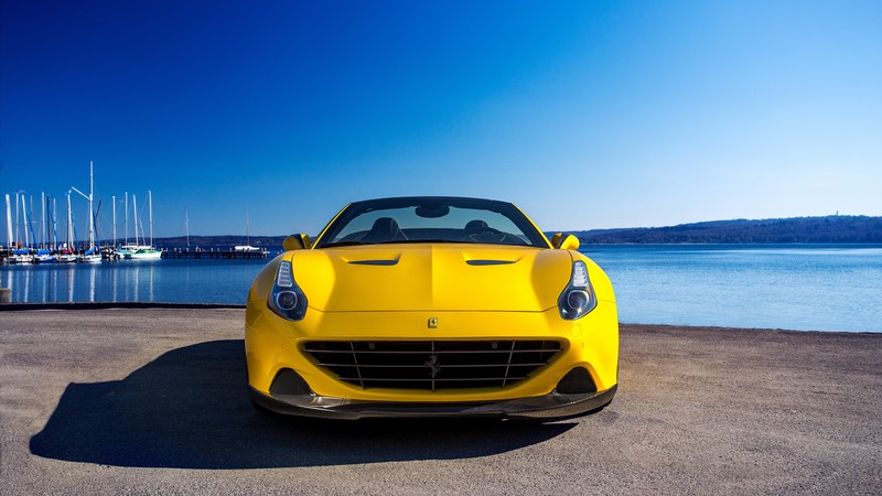 Ferrari California T, Novitec Rosso, yellow, supercar 2016
