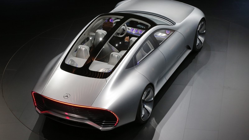 Mercedes-Benz IAA, concept car, silver, Frankfurt 2015