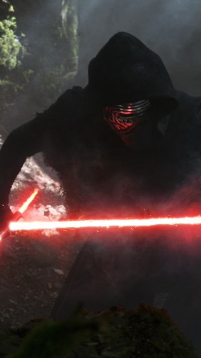 Movie Star Wars Episode VII: The Force Awakens, Kylo Ren, Star Wars, Lightsaber, 1080x1920