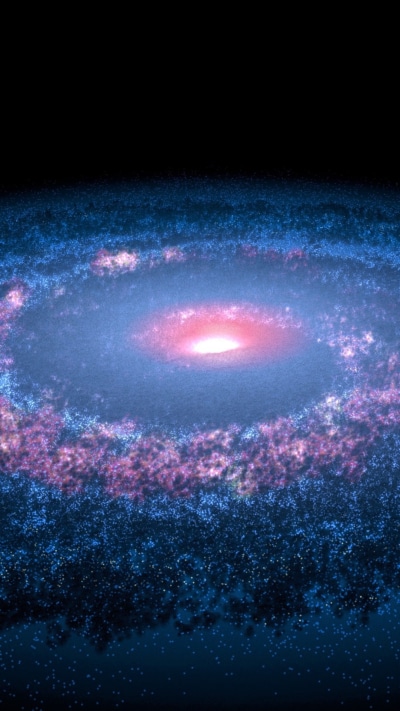 Sci Fi Galaxy, Space, Blue, Stars, 1080x1920