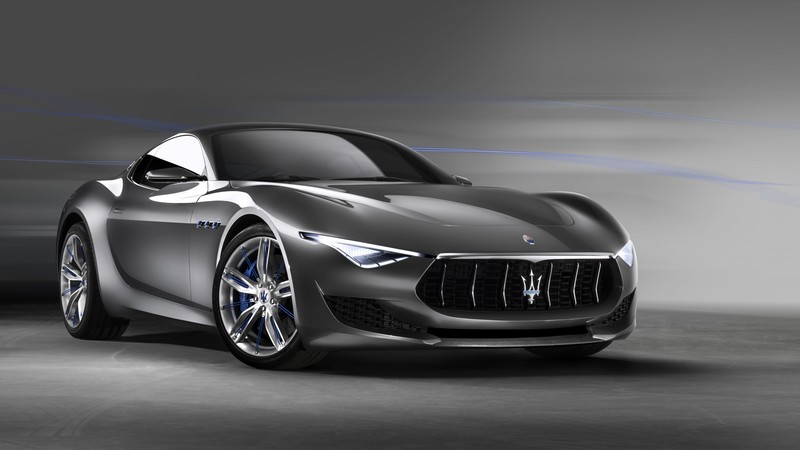 Maserati Alfieri, supercar, Maserati, luxury cars, sports car, speed, concept, side, 2015 Detroit Auto Show, NAIAS, Frankfurt 2015