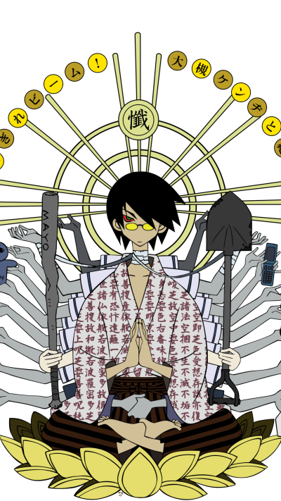 Anime Sayonara, Zetsubou-Sensei, Nozomu Itoshiki, 1080x1920