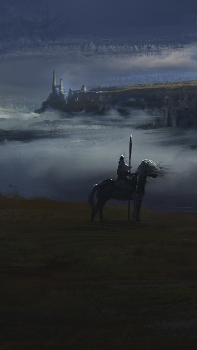 Fantasy Knight, Warrior, Landscape, 1080x1920
