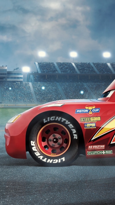 Movie Cars 3, Jackson Storm, Lightning McQueen, 1080x1920
