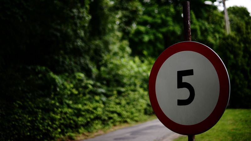 sign, number, pointer, 4k