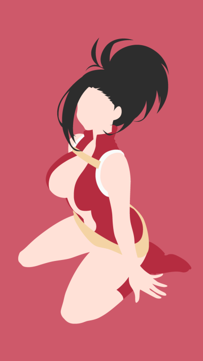 Anime My Hero Academia, Momo Yaoyorozu, 1080x1920