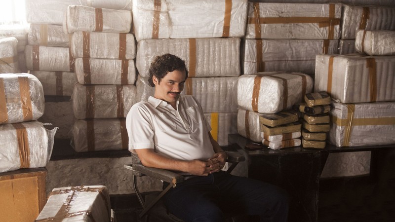 Narcos, serial, Wagner Moura, Pablo Escobar, Raúl Méndez