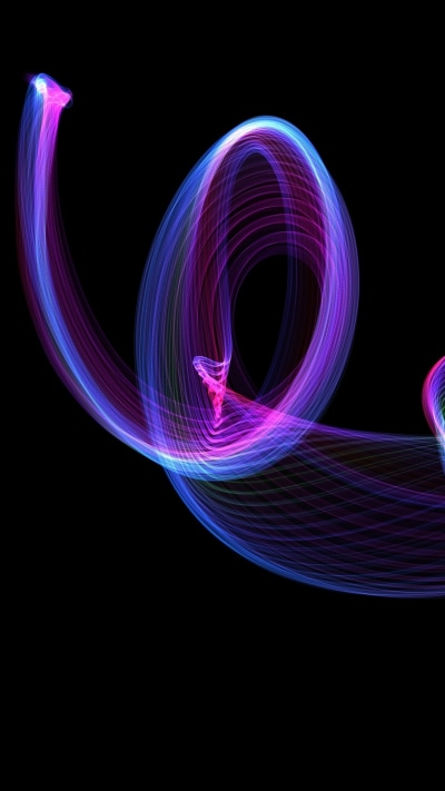 Abstract Light, Purple, Blue, 1080x1920