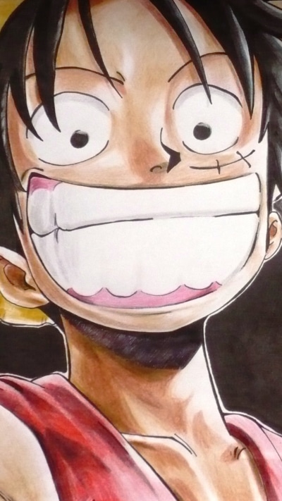 Anime One Piece, Monkey D. Luffy, 1080x1920