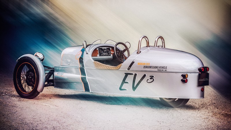 Morgan EV3, electric, sport car, wheeler, review, test drive
