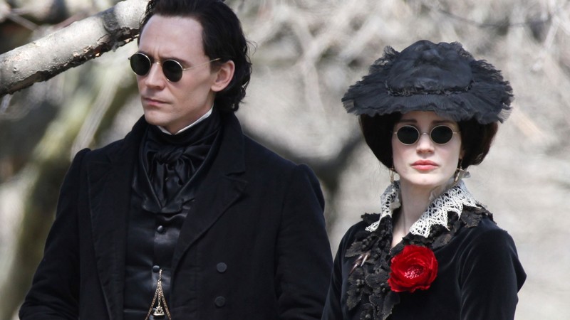 Crimson Peak, movie, Jessic Chastain, Tom Hiddleston