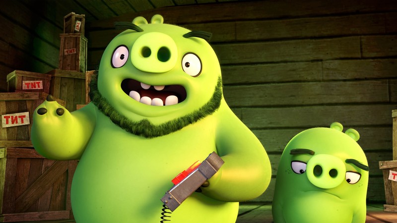 Angry Birds, Green pigs, family, Animation 2016