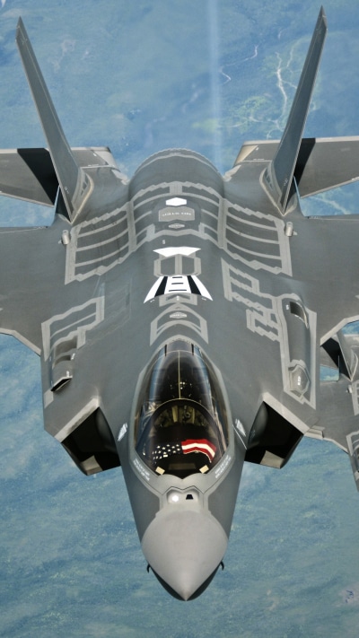 Military Lockheed Martin F-35 Lightning II, Warplane, Aircraft, Jet Fighter, 1080x1920