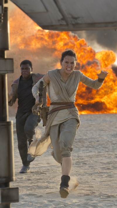 Movie Star Wars Episode VII: The Force Awakens, Daisy Ridley, Rey (Star Wars), Finn (Star Wars), John Boyega, Star Wars, 1080x1920