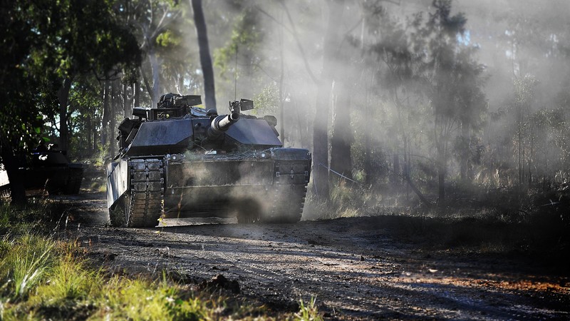 Abrams M1A1, tank, U.S. Army