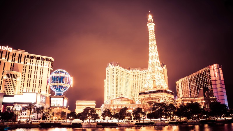 Las Vegas, USA, night, travel, tourism