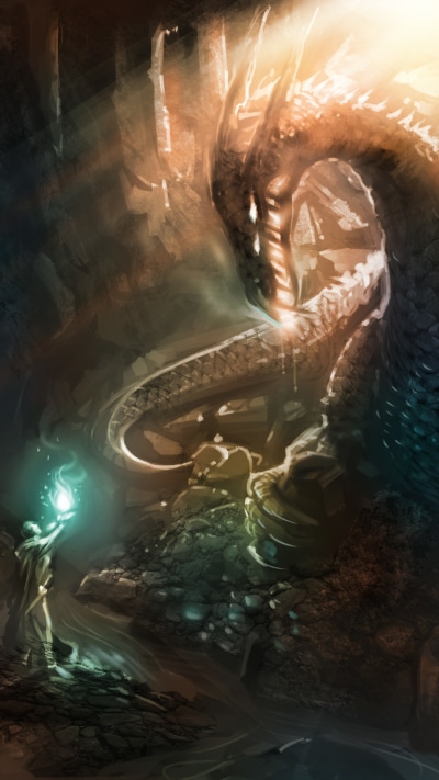 Fantasy Dragon, 1080x1920
