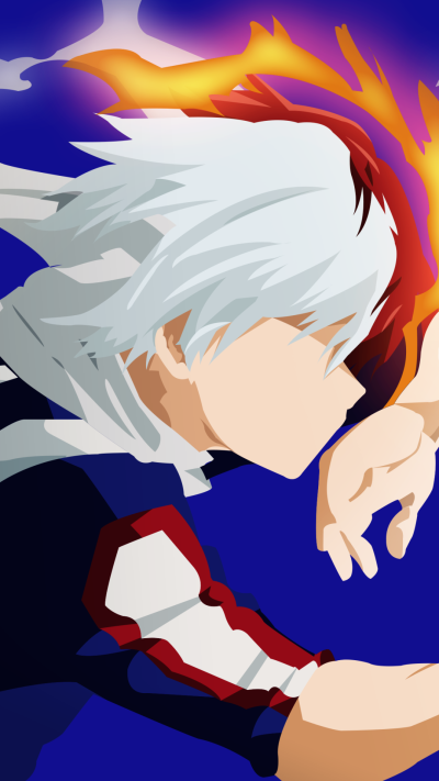 Anime My Hero Academia, Shoto Todoroki, 1080x1920