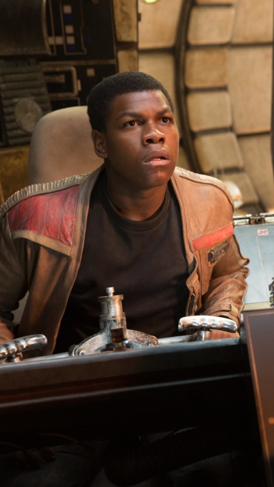 Movie Star Wars Episode VII: The Force Awakens, Star Wars, Finn (Star Wars), Rey (Star Wars), John Boyega, Daisy Ridley, 1080x1920