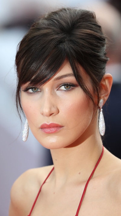 Celebrity Bella Hadid, Earrings, Brunette, Blue Eyes, Face, American, 1080x1920