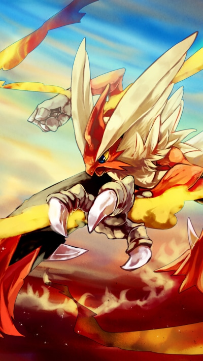 Anime Pokémon, Mega Blaziken (Pokémon), Blaziken (Pokémon), 1080x1920