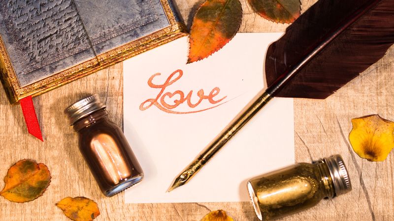 love, inscription, words, letter, 4k