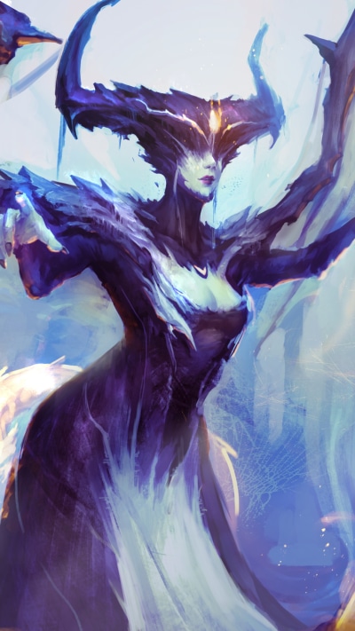Fantasy Demon, Horns, Magic, 1080x1920