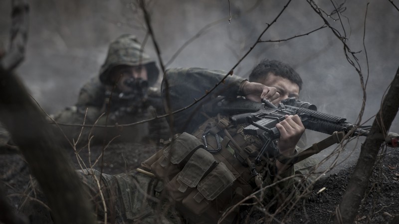Soldier, uniform, sniper