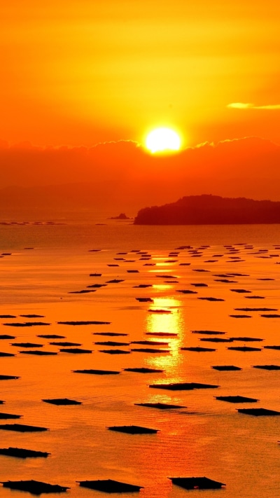 Photography Sunset, Sky, Japan, Landscape, Nature, Orange (Color), 1080x1920