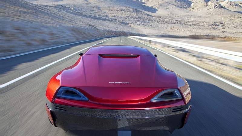 Rimac Concept One, electric, coupe, hypercar, red.