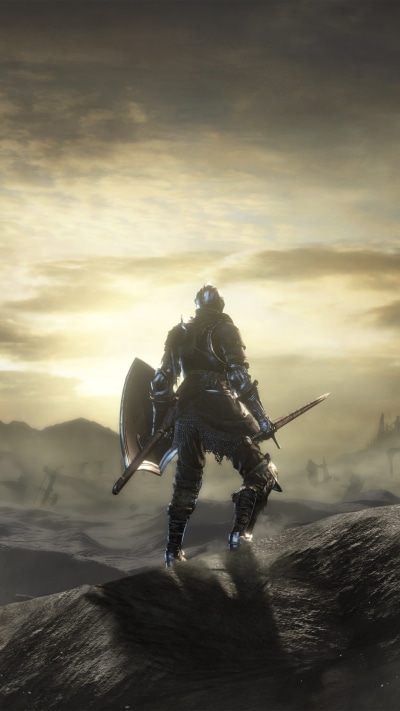 Video Game Dark Souls III, Knight, Warrior, Armor, Landscape, 1080x1920