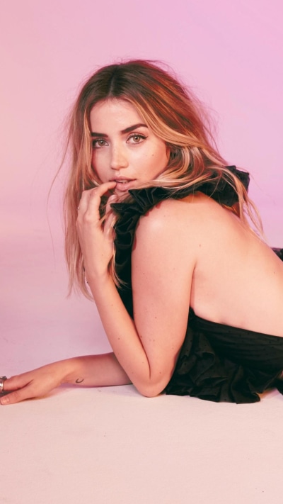 Celebrity Ana de Armas, Brunette, Cuban, Actress, Black Dress, 1080x1920