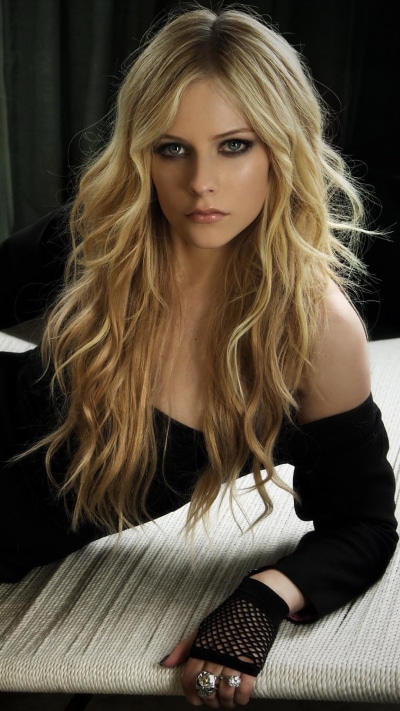 Music Avril Lavigne, Blonde, Blue Eyes, Dress, 1080x1920