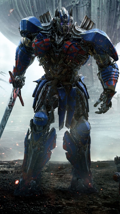 Movie Transformers: The Last Knight, Optimus Prime, Bumblebee (Transformers), 1080x1920