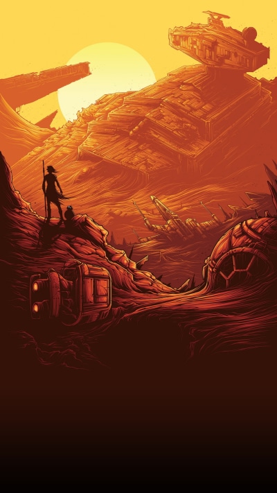 Movie Star Wars Episode VII: The Force Awakens, Kylo Ren, Captain Phasma, 1080x1920